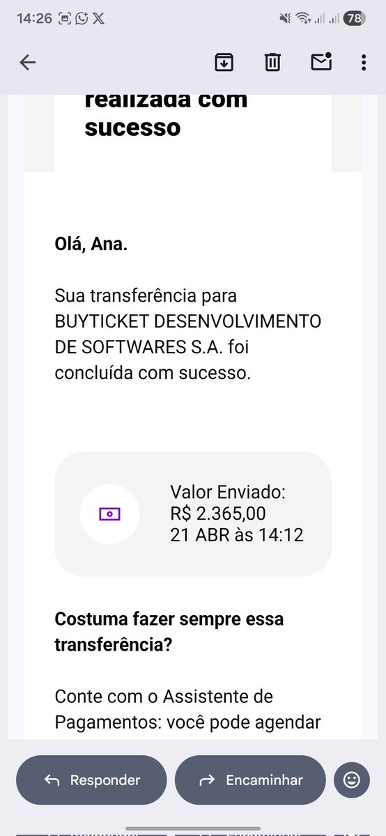 NANHIA VAI VER O BTS 💜✨️ tweet media