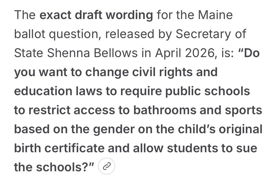 MaineGirl1717's tweet image. Maine SOS @shennabellows must have been conversing with VA SOS on how to make it as confusing as possible. She did it with Voter ID and with boys in girls sports. She knows what she’s doing. Intentional. #Maine