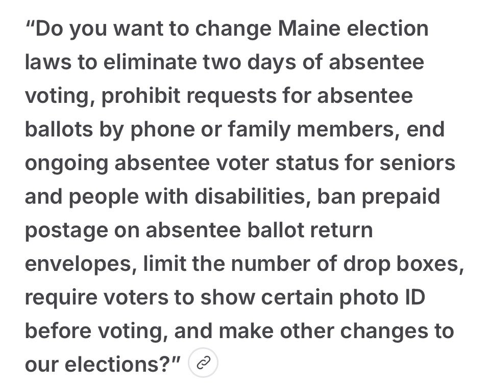 MaineGirl1717's tweet image. Maine SOS @shennabellows must have been conversing with VA SOS on how to make it as confusing as possible. She did it with Voter ID and with boys in girls sports. She knows what she’s doing. Intentional. #Maine