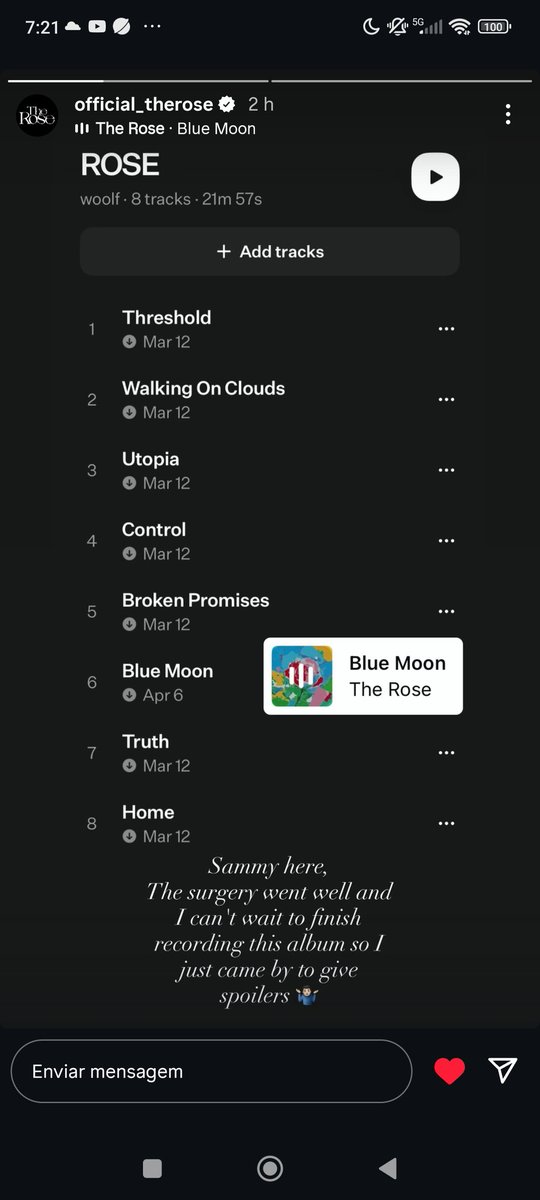 MariePrincess's tweet image. I woke up today to some good news about @woosungofficial’s surgery.The surgery was a success🎉!To celebrate, he treated us to a spoiler for #TheRose's new album, #ROSE.

This caused a phrase he had spoken to echo repeatedly in my mind:“I gave you (Blackroses) everything!”
#Sammy