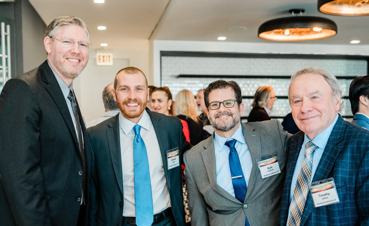 hinshaw's tweet image. Hinshaw was proud to co-host the #BusinessOwners Strategy Summit at our #Chicago office and connect with such an engaged group of business owners and advisors.

Thank you to our event co-sponsors, The Americas Group of @RaymondJames, @BRGexpert, Houlihan Capital, and @_Pfingsten!