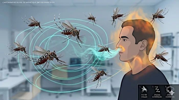 23Tatem's tweet image. Comment les #moustiques vous trouvent : les #scientifiques du #MIT ont percé le secret de leur vol
buff.ly/UTRq2wr 
Aedes aegypti, moustique répandu et vecteur de la #dengue, du #Zika et de la #fièvrejaune, dit espèce très anthropophile
mardi 14 avril 2026, par Gros Emile