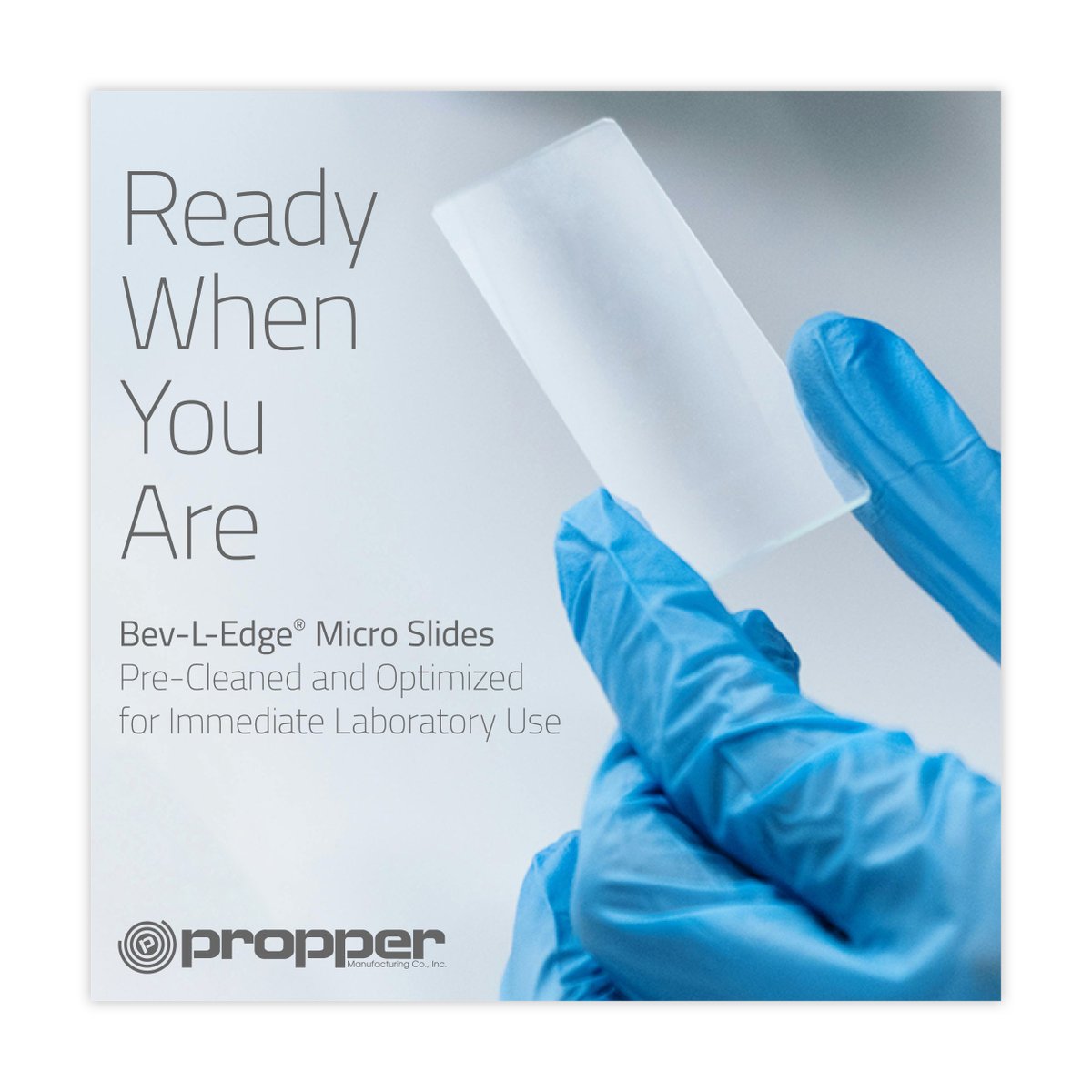 PropperMfg's tweet image. #PropperMfg Bev-L-Edge® Microscope Slides feature ground beveled edges and clipped corners for a safer, smoother experience. Pre-cleaned water-white glass ensures your results are always crystal clear.

Available in Plain or Twin-Frost®: bit.ly/Bev-L-Edge

#Microscopy