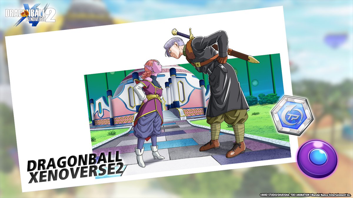 dragonballgames's tweet image. #Xenoverse2 🔥
Conton City is recruiting new &amp;amp; returning Time Patrollers!
Log in during the event period to receive helpful in‑game items.
 
🎁 Rewards
✅ Loading Screen Artwork 01
✅ Zen-Oh Button
✅ 500 TP Medals