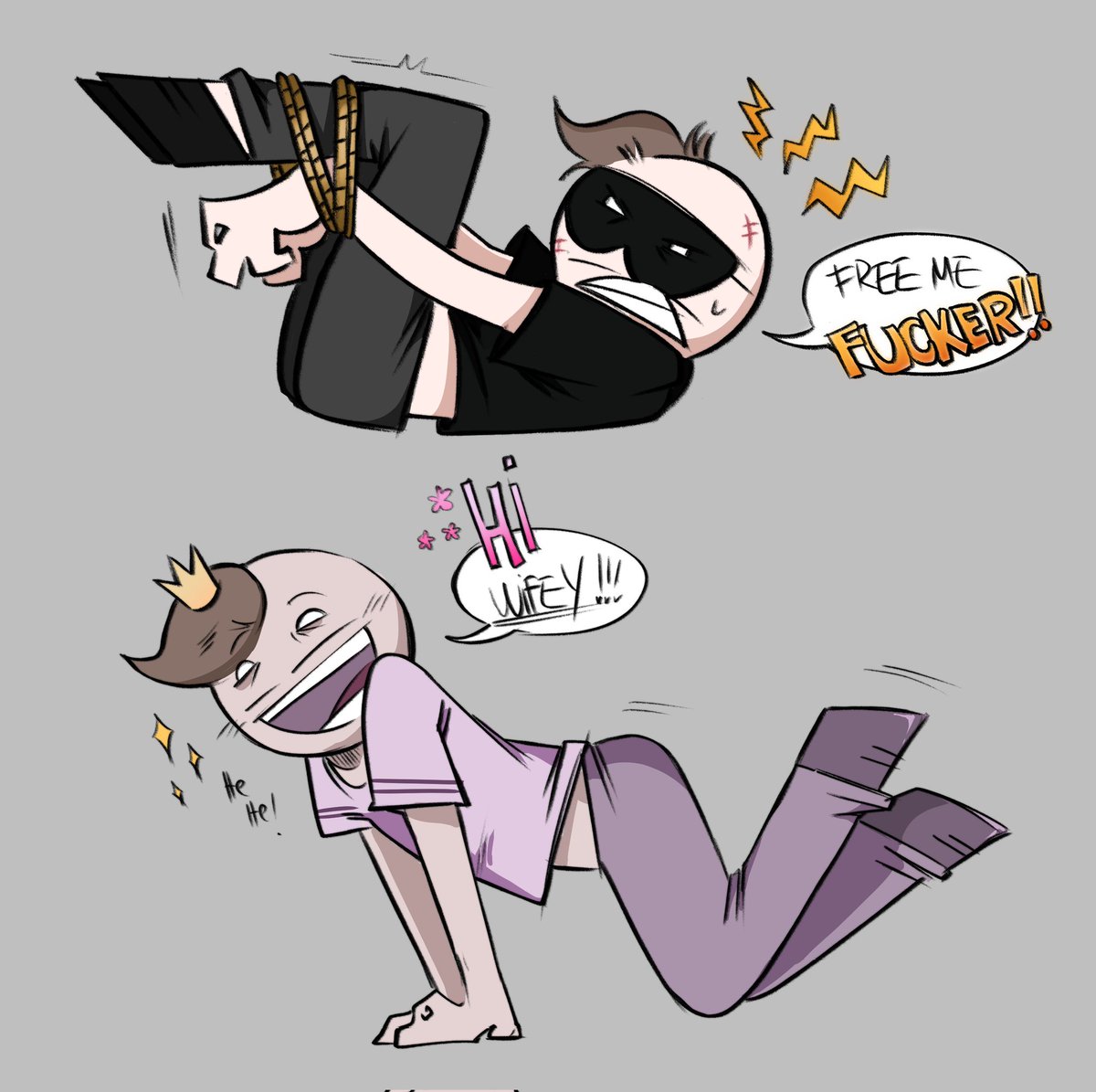 _Hornygoat_'s tweet photo. the two different relationships i would have with them
#mewgenics #screwgenics https://t.co/OFTKa4G9nX