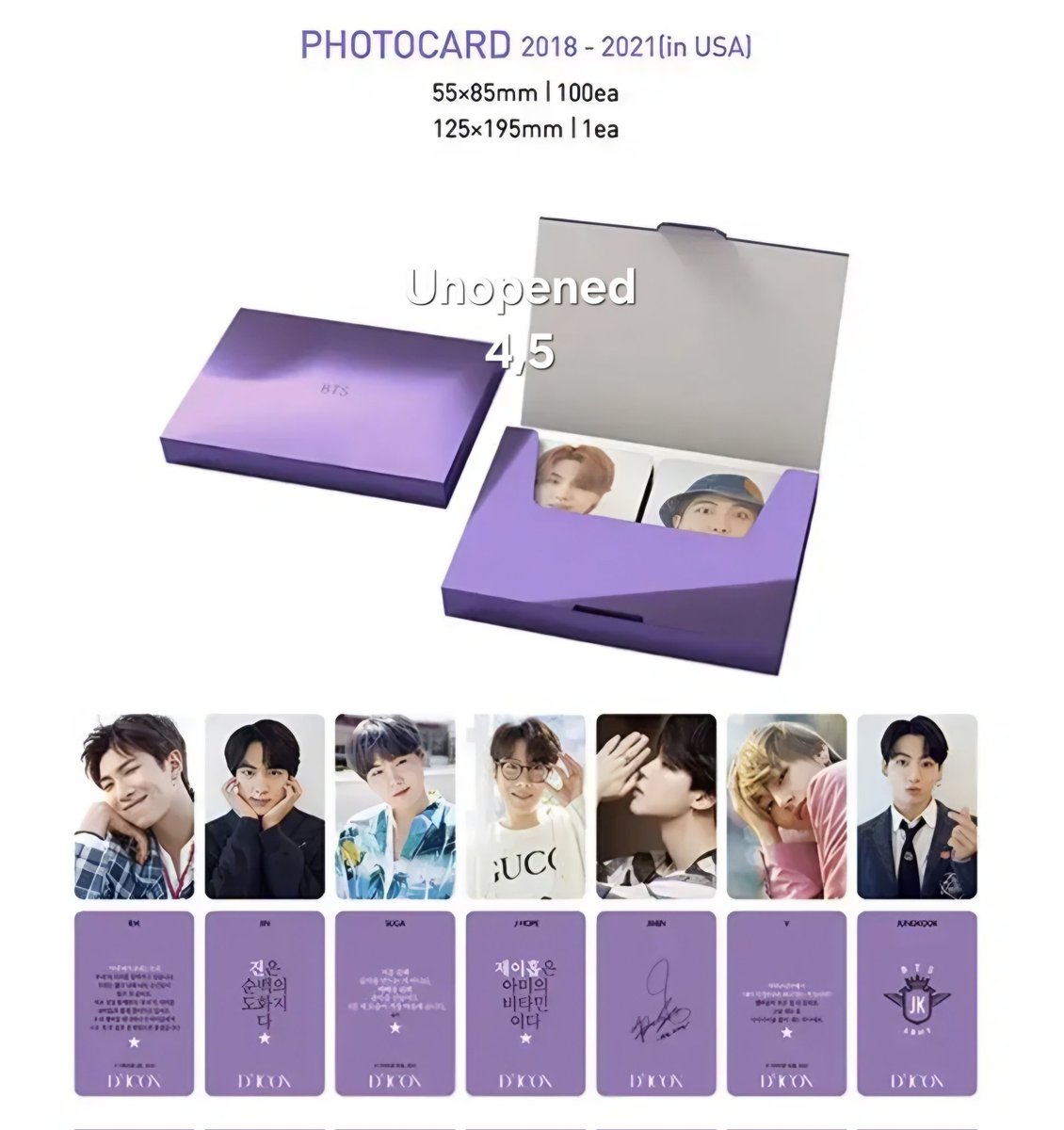 🐻곰발바닥👋 BTS.kpop photo card album Sell tweet media