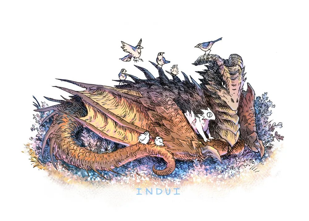 Spring has begun; life is rekindled!
Itty bitty spring dragon stickers ♡