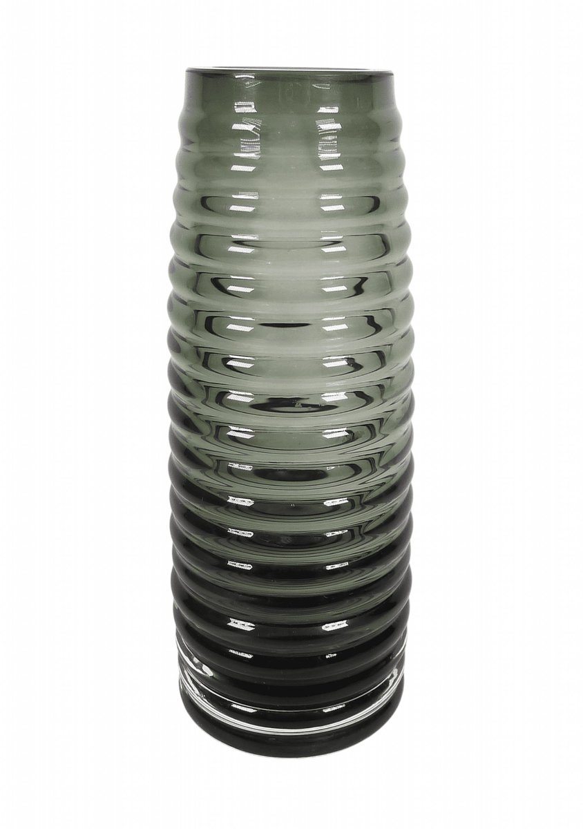 retonthenet's tweet image. Vintage European Grey Art #Glass #Ribbed Tapering #Vase Unknown Maker 1970s MCM German
 share.google/31p91Ct3MwhR5A…