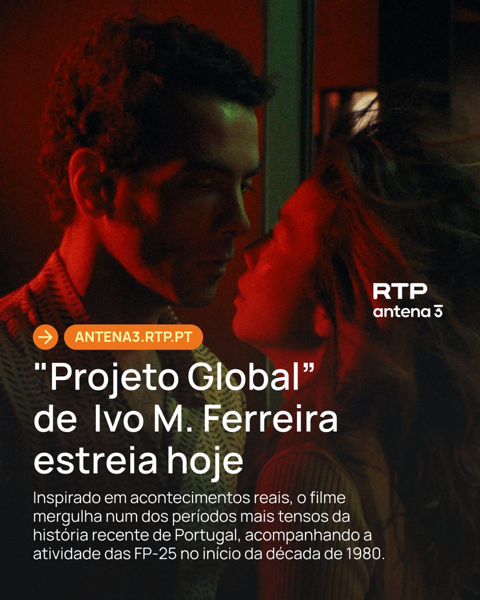antena3rtp's tweet photo. Mais do que uma reconstituição histórica, "Projeto Global" propõe uma reflexão sobre o destino dos ideais revolucionários no período pós-25 de Abril.

🌹 https://t.co/e5svjlSVLP https://t.co/jYb5y2Xbrv