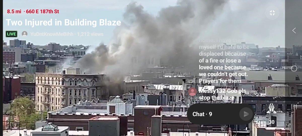 EmergencyStream's tweet image. 🚨 🔥 #BREAKING #LIVE | NY | Bronx | 3rd alarm fire in a MD | #Watch: go.citizen.com/jEPKsR3yw2b
#Listen: scannerradio.app/?l=ODY5NDE