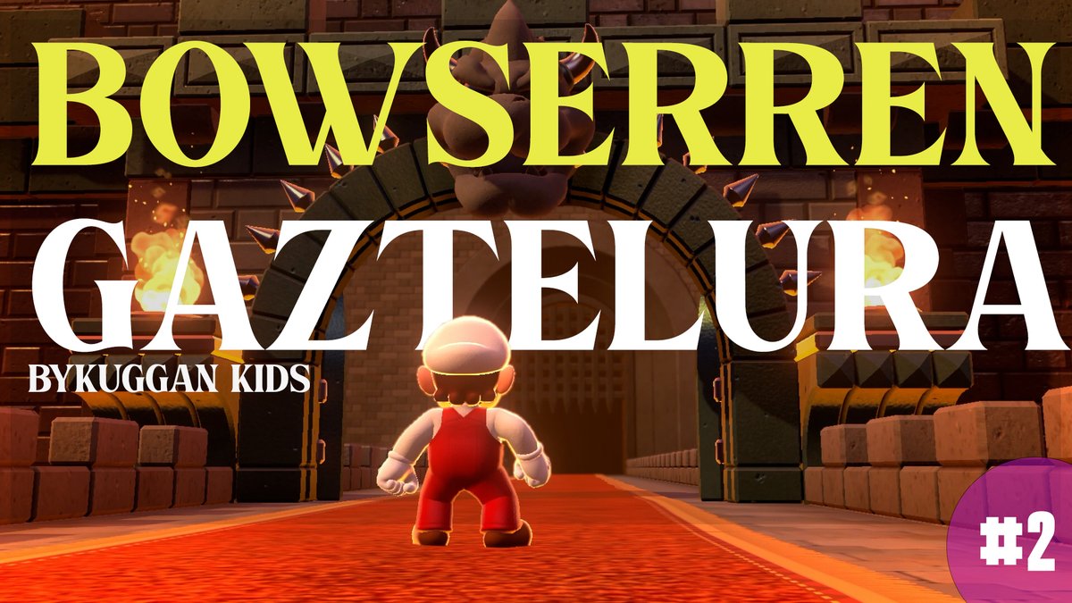 🔴 Super Mario 3D World bideojokoaren bigarren bideoa publikatuta! Pasatu zaitez ikustera!

youtu.be/YG-PjQlFick