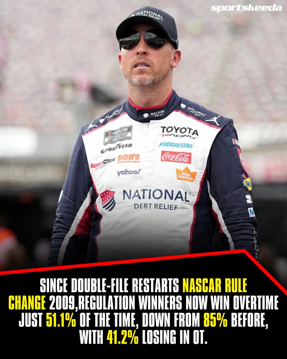 NASCARatSK's tweet image. Overtime chaos is rewriting NASCAR finishes.

#NASCAR #Overtime #Motorsports