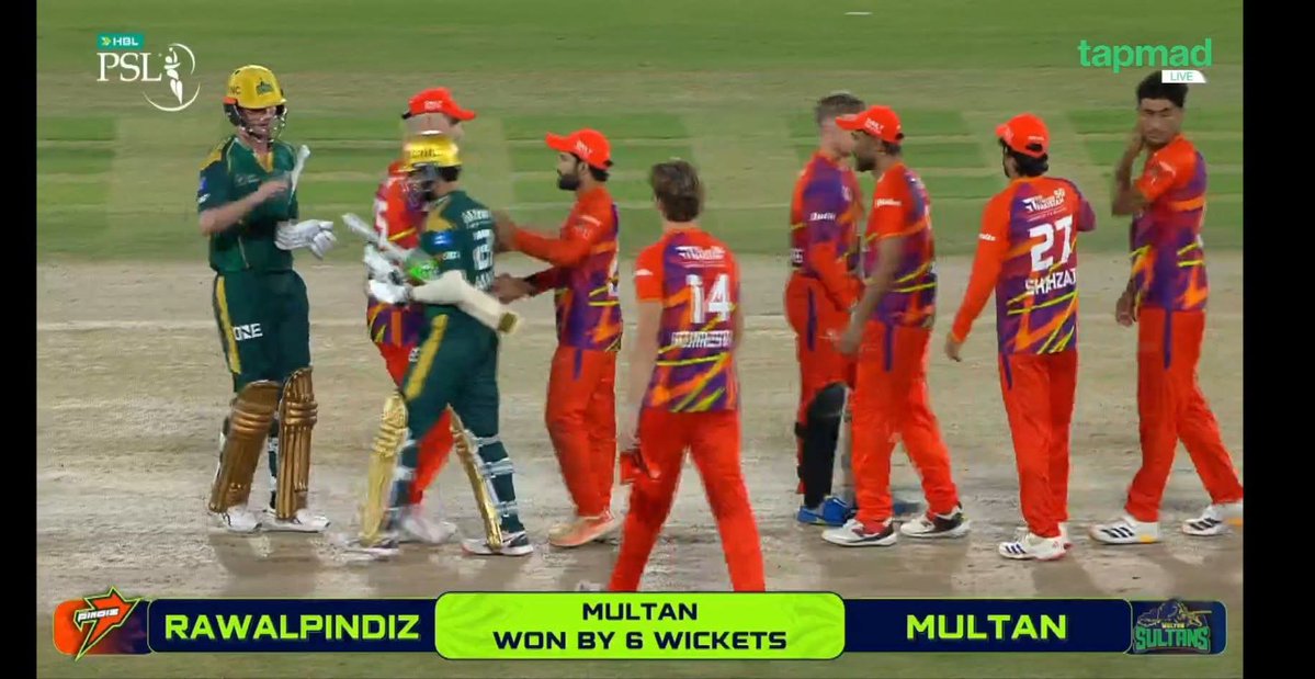 karimbuxb20's tweet image. 6th win for Multan and 8th Loss for Pindiz

#NewEra #HBLPSL11