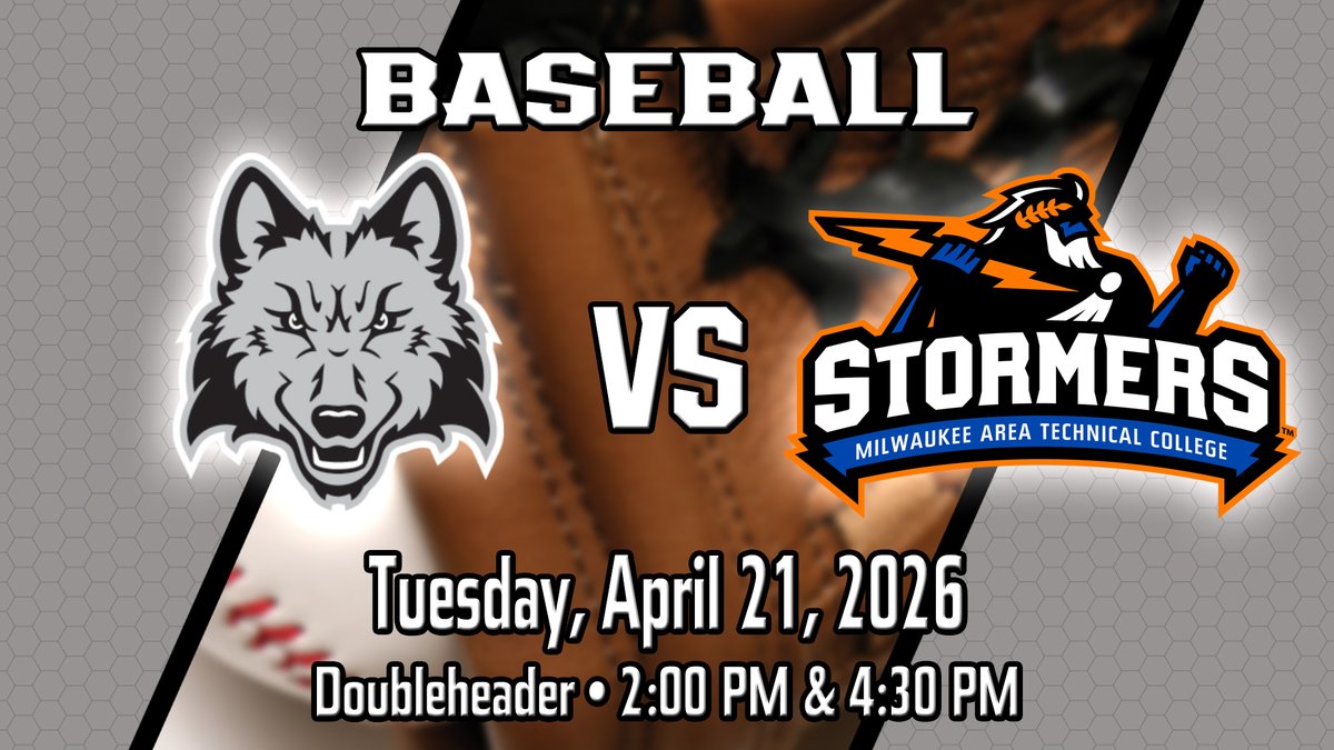 MATC_Athletics's tweet photo. MATC Baseball 🆚 Madison College 

📍: Madison, WI (Robin Roberts Field) 
⏰: DH 2:00PM/4:30PM 
📺: https://t.co/S0gJKp9QHT 

#ProudToBeMATC #StormersStrong #BoysOfSpring https://t.co/hxKG7pe4zd