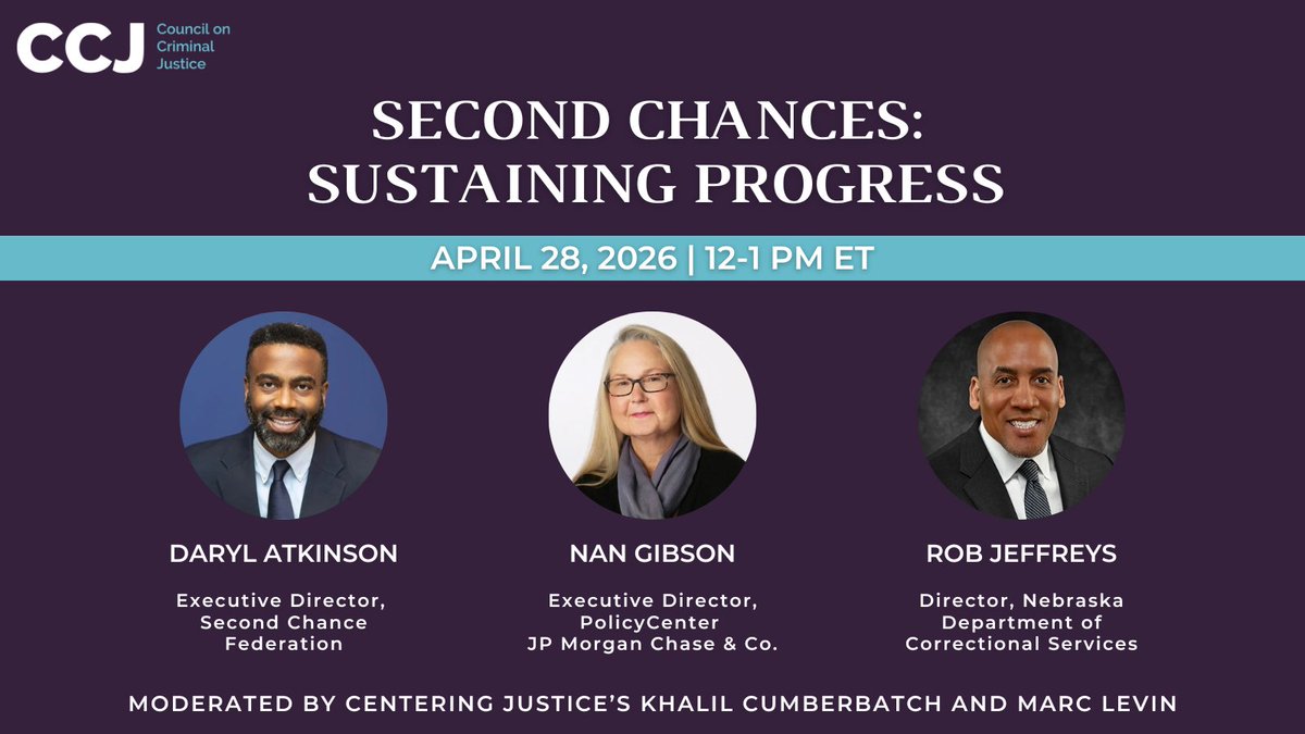 Council on Criminal Justice tweet media