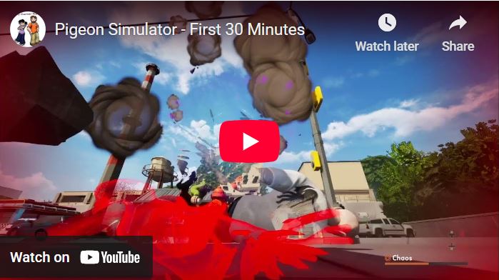 Gamewatcher's tweet image. #BusyGamer #Streaming - 1st 30 mins of @HakJakGames @tinyBuild Pigeon Simulator bit.ly/4cBTcmF This game was almost incomprehensible! And not in a good way, like with Goat Simulator. WTF?!