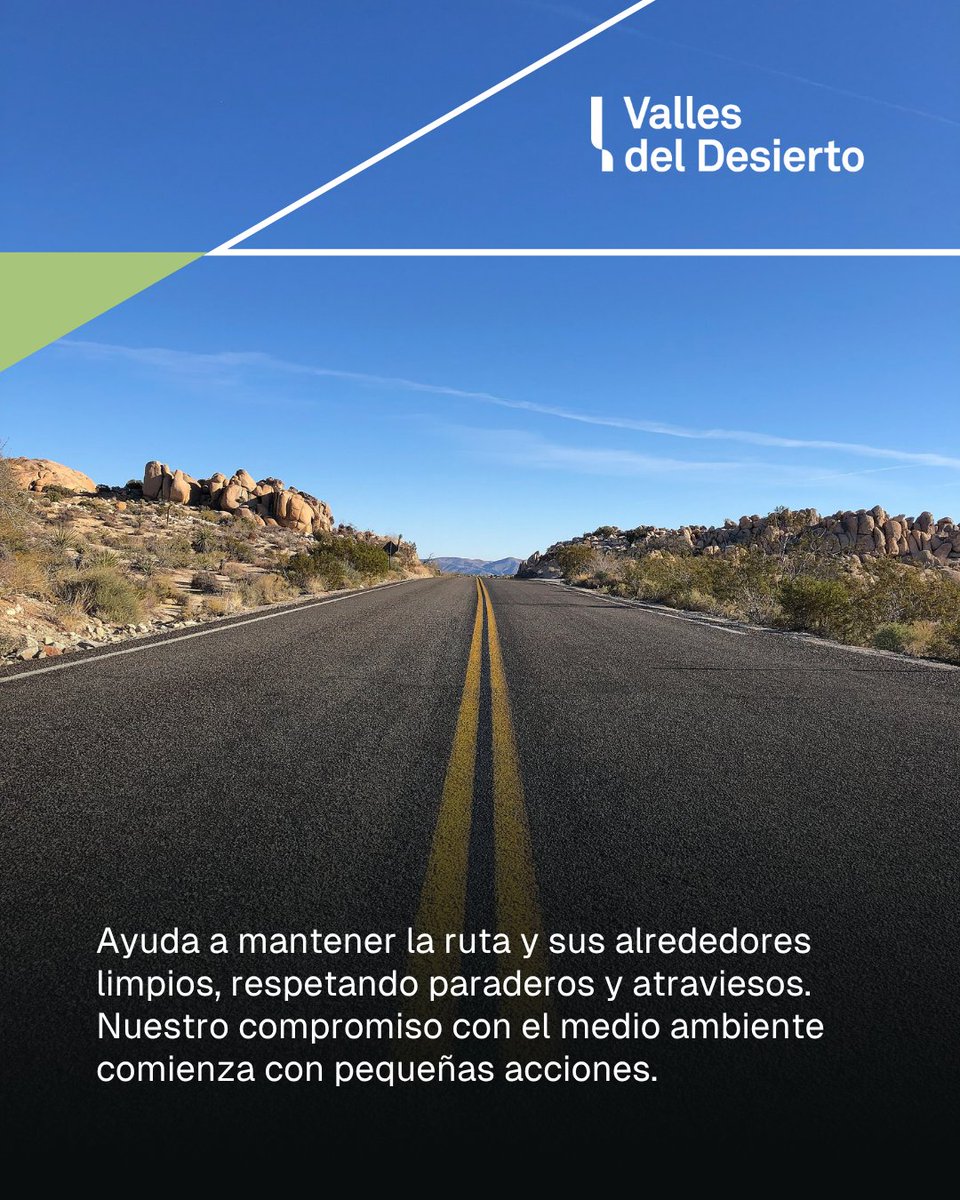 En #VallesDelDesierto, promovemos el cuidado de nuestro entorno. Evita arrojar basura en los paraderos y atraviesos de la ruta. 🌎 Mantener nuestros espacios limpios es una responsabilidad compartida. ¡Construyamos juntos un ambiente más limpio! <a href="/CarabIIIRegion/">Carabineros Atacama</a> #Vallenar #Caldera