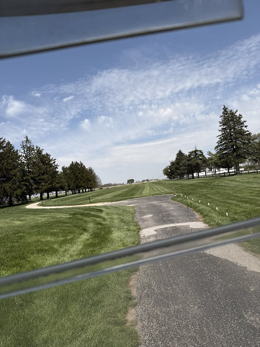 Gorgeous day for 18.