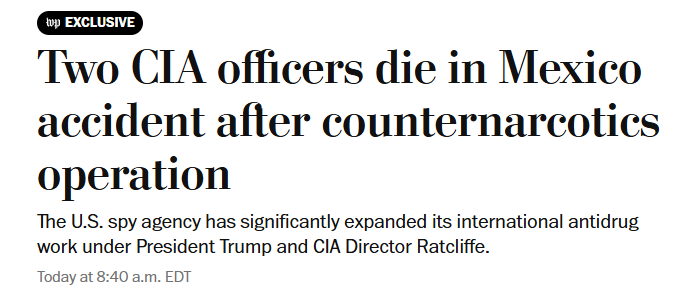 Que siempre si erán de la CIA.

Alguien está mintiendo. 

Maru Campos, obviamente, como buena panista.