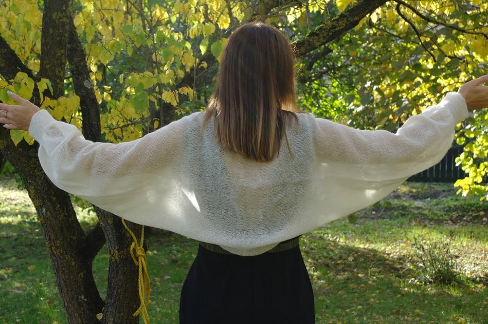 SuperSoftKnits's tweet photo. Light. Soft. Timeless Bridal Mohair-Silk Bolero, handmade in Latvia from delicate fibers  Perfect for weddings, celebrations, and cherished moments. #BridalBolero #MohairSilk #HandmadeWithLove #SoftTextures #SupersoftKnits 

https://t.co/nEOwtvyDbP https://t.co/ejWi7GgDrZ