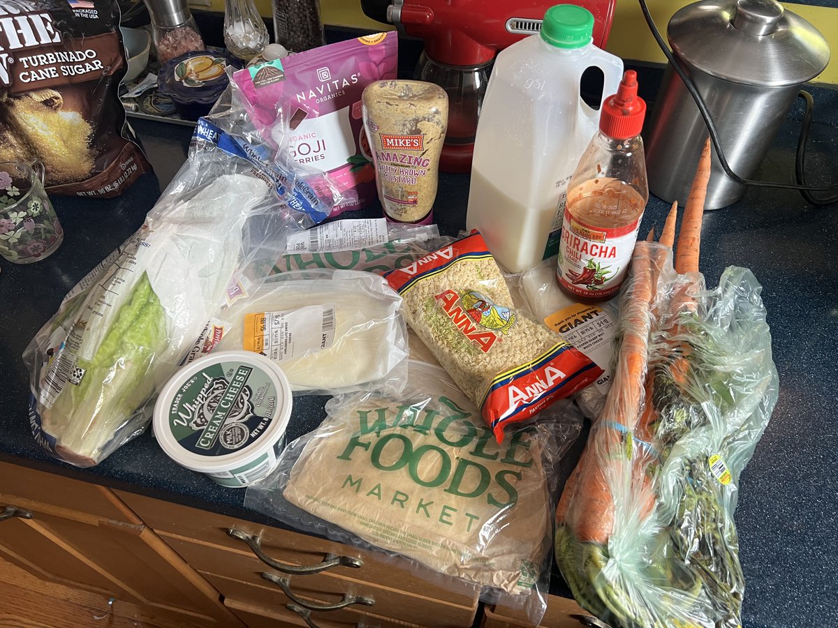 WalkJenkintown's tweet photo. The Borough just passed regulations banning single-use plastic bags (and straws). Meanwhile in our household, this is a sampling of what we bring home on a regular basis. https://t.co/yNShFKsHeb