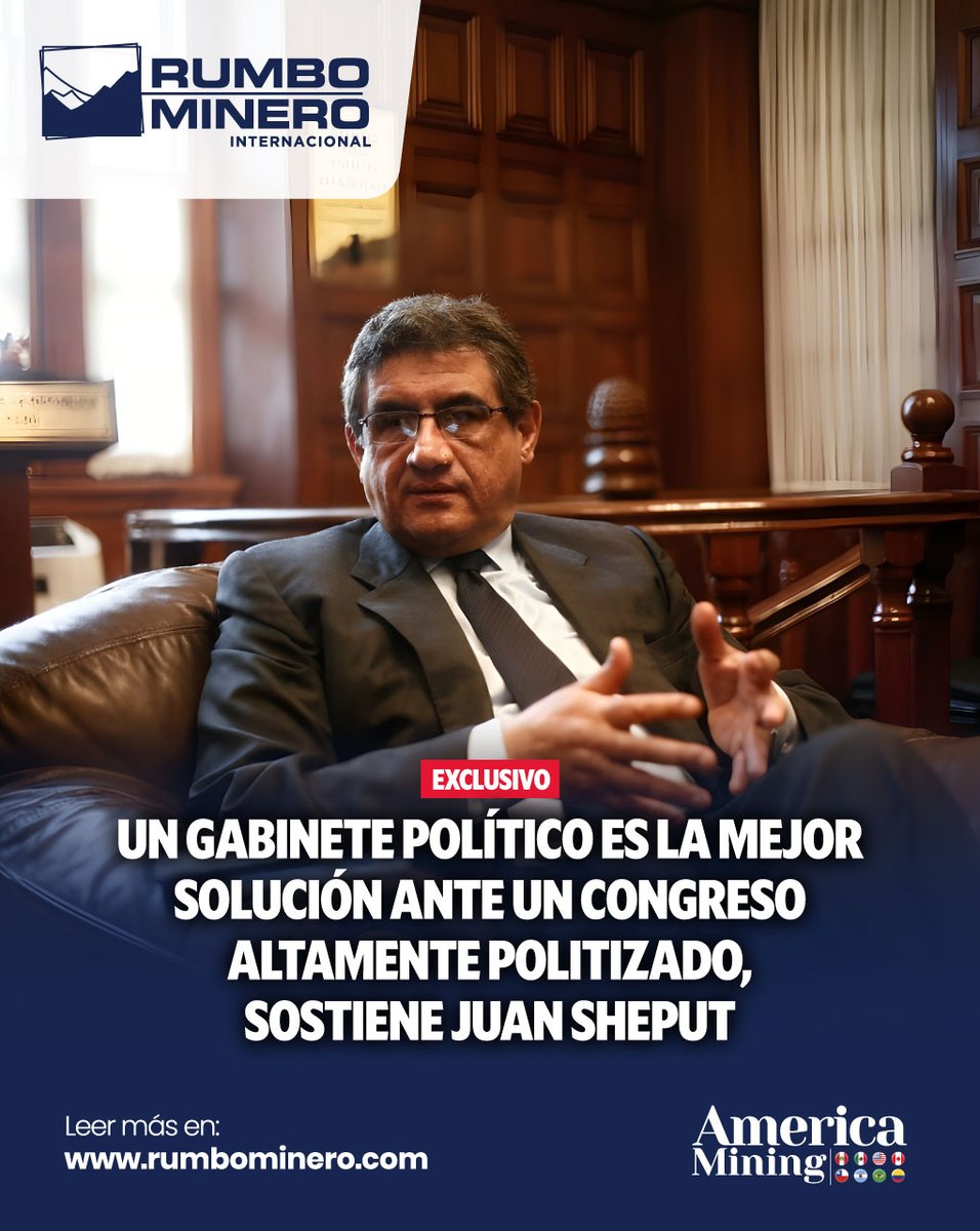 rumbominero's tweet image. Juan Sheput: el próximo titular del @MinemPeru debe participar en comisiones del @congresoperu ⚖️ y aportar propuestas.

👉 Más: t1p.de/t94wc

#MineríaPerú #Minem #Congreso #Política #Gestión