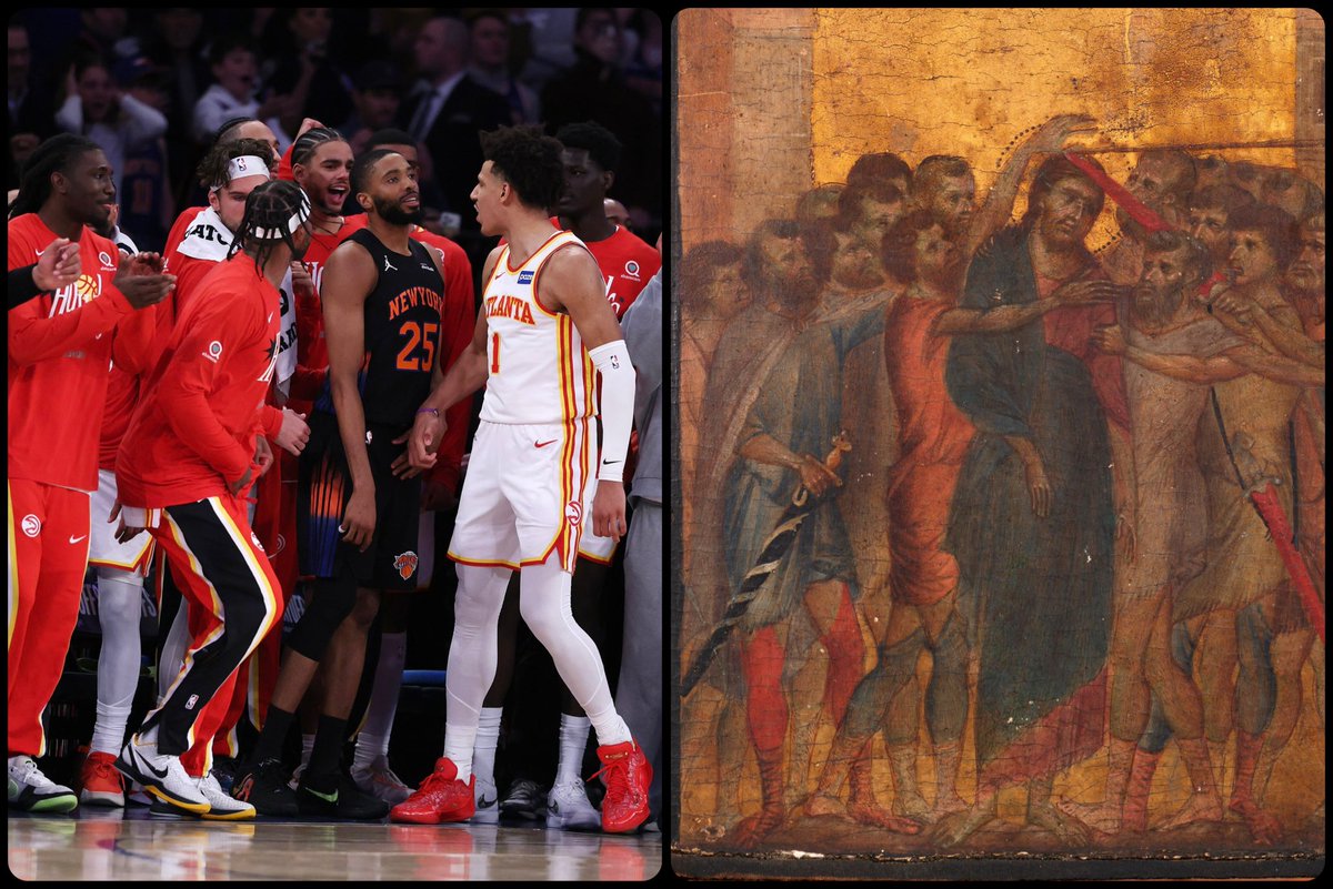 The Mocking of Christ, by Cimabue, 1280 (flipped), 📸 by <a href="/albello55/">Al Bello</a>