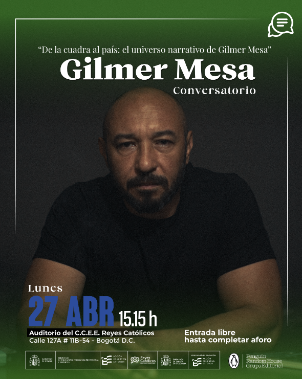 EducacionEspCol's tweet photo. En este conversatorio, de la mano de Joana Lloret Cantero, Agregada de Educación de España en Colombia y Ecuador, haremos un recorrido por su universo narrativo.
 Lugar: Auditorio del CCEE Reyes Católicos
Entrada libre hasta completar aforo.
@EmbajadaEspCol https://t.co/NFYjymtl5w