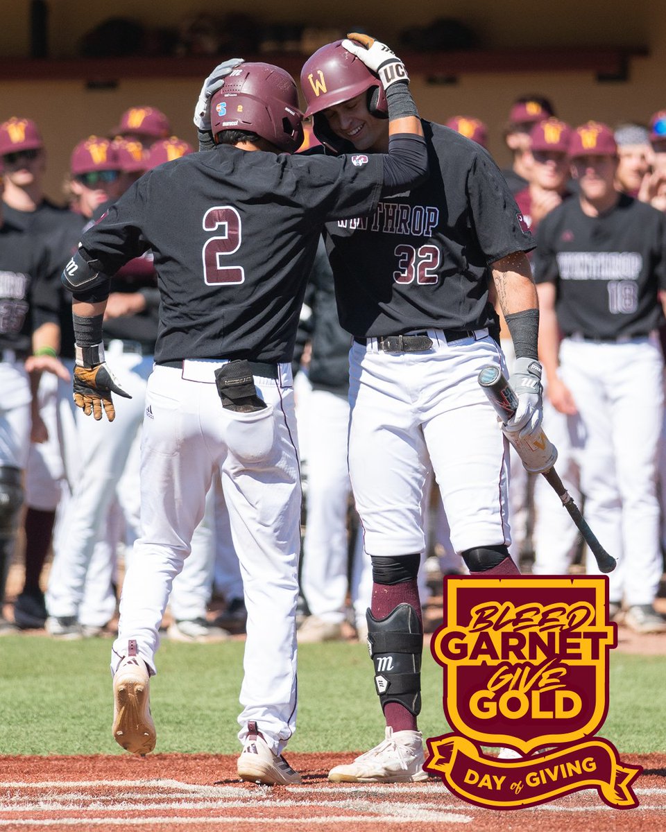 WinthropBSB's tweet photo. Our alumni are stepping up!

Former Eagle Rand Baughman has issued a challenge gift to help fuel the future of the program, but we need your help to unlock it!

Just 8 more donors to Winthrop Baseball on Day of Giving will activate a $10,000 bonus!

https://t.co/47qN7J1Cm4 https://t.co/wAJo08guC7