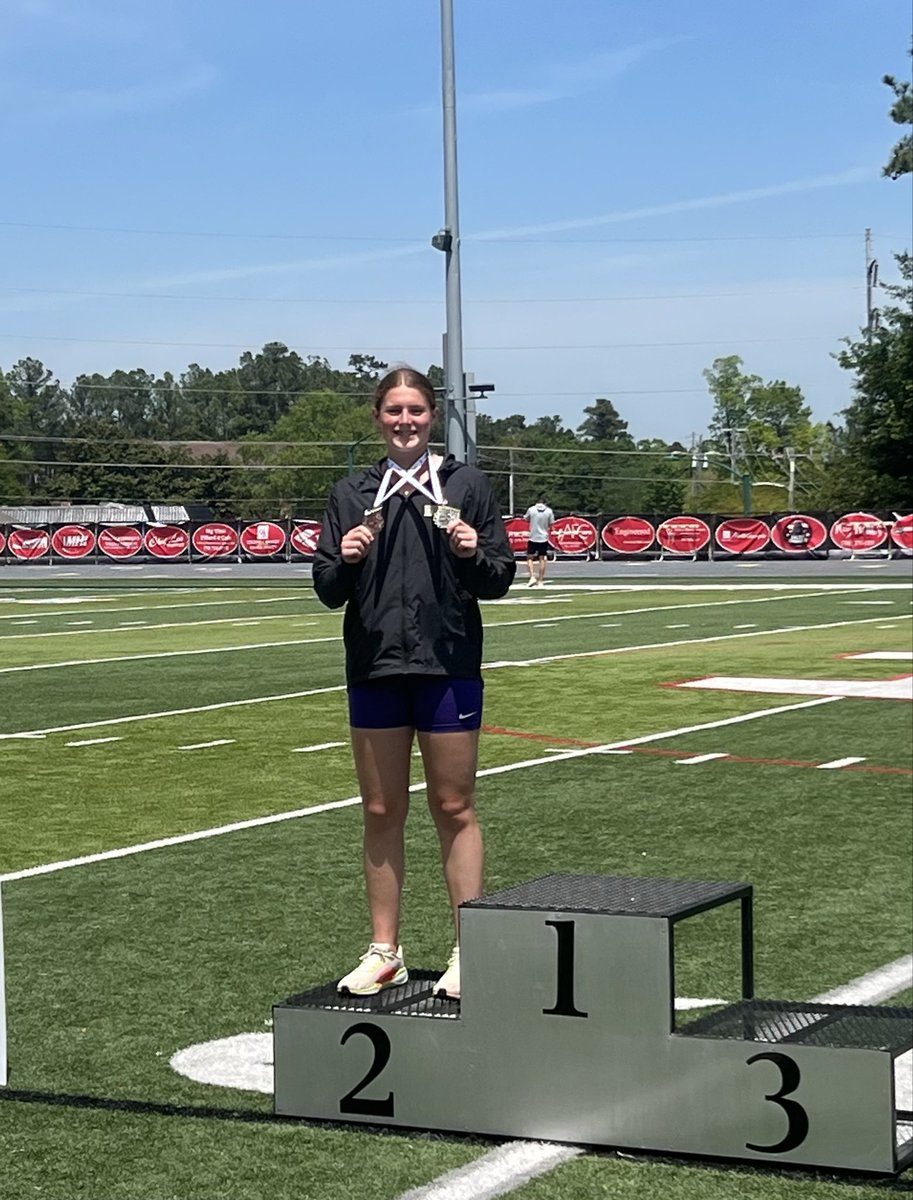 CoachTCanesTF's tweet photo. SECTIONAL QUALIFIER!! @CarderB60 2nd in Discus &amp; 3rd in Shot Region 7-4A!   #canesthrowfar! https://t.co/vc91NSAlMX