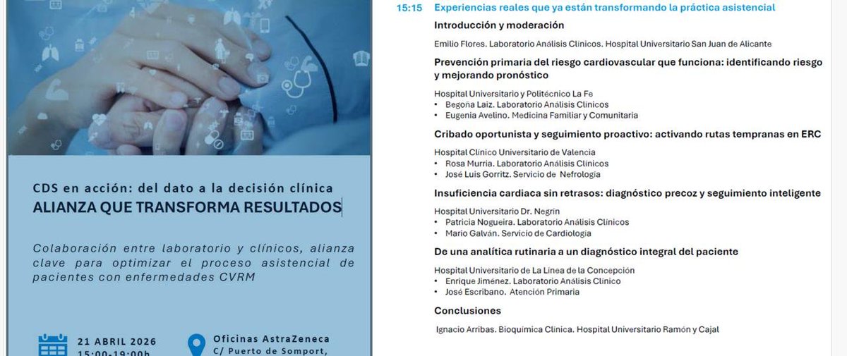 Servicio Análisis Clínicos HUSJA tweet media