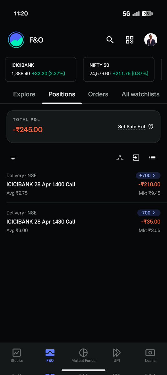 getasd26's tweet image. Sleeping peacefully even if I have an overnight position. Following your #Riskdefined motto, I have tried something. 

Defining Max loss first 🤞

Just sharing #Anirban