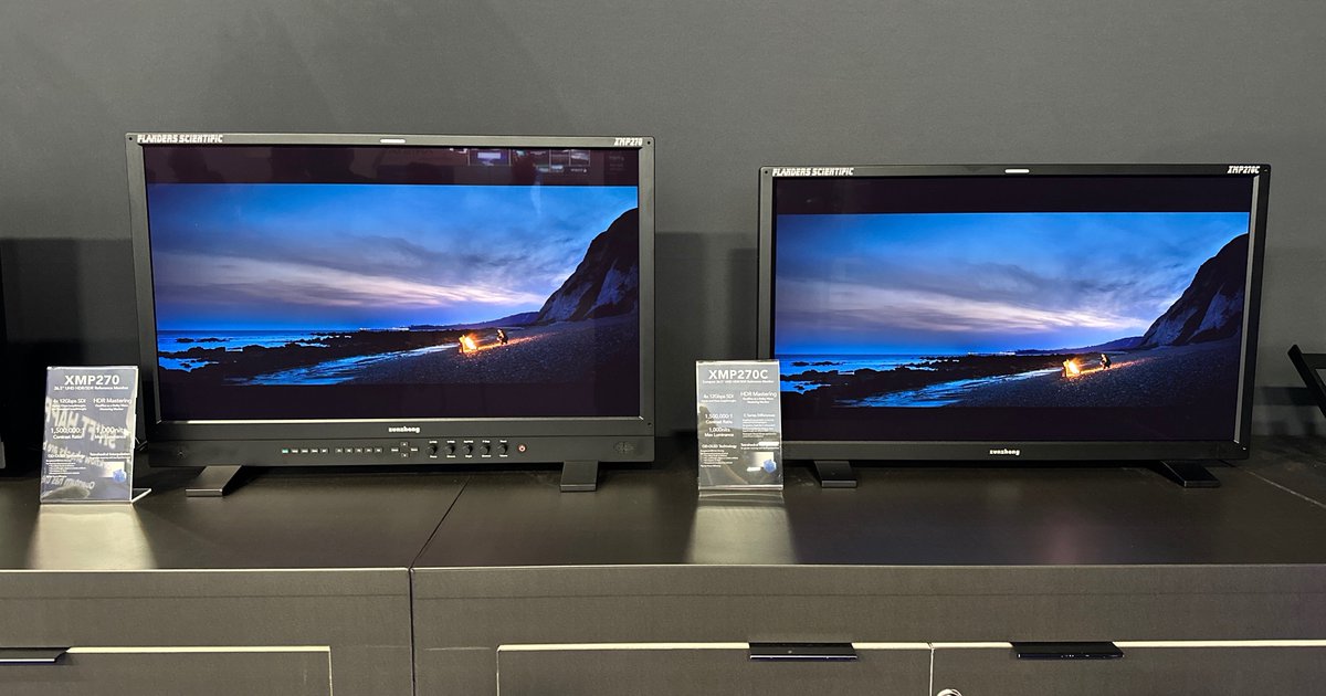 FSImonitors's tweet photo. Get a chance to see the XMP and XMP C series side-by-side at NAB, booth N1827. XMP delivers full-featured reference monitoring, while XMP C Series brings that same performance into compact, space-efficient form factors for control rooms and mobile setups. https://t.co/SxJgq78Cah