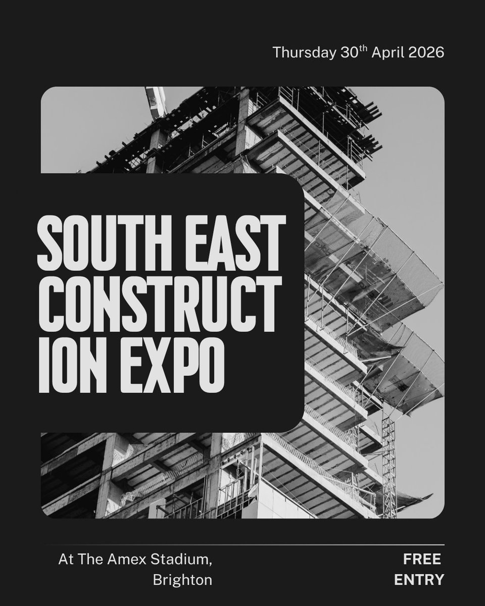 EDEALSouthEast's tweet image. 🚧 South East Construction Expo!

🚨 Pre-booking recommended! 

📆 Thursday 30th April, ⏰ 8:30am - 4pm, 📍 The Amex Stadium, Brighton. 

Free Entry. 🌟

More info or to book, visit ➡️ constructionexpouk.co.uk

#southeastconstructionexpo #southeast #construction