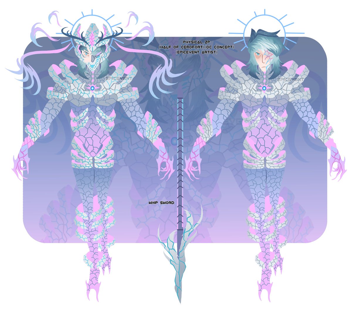 EpicCerofort's tweet image. Physical ZP
(Oc Concept)

(Representation of physical zero point, half of Cerofort)

"How much pain......"

#Fortnite #Fortniteart #FortniteOc