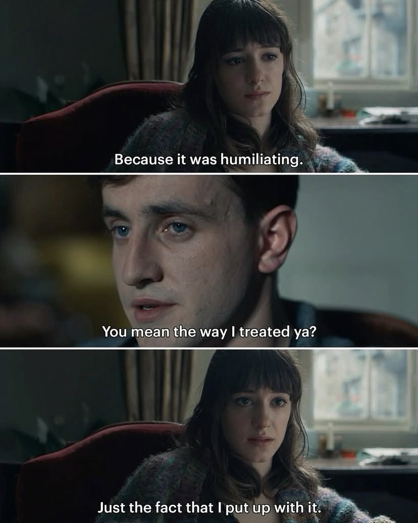 esse diálogo deles ecoa na minha mente frequentemente