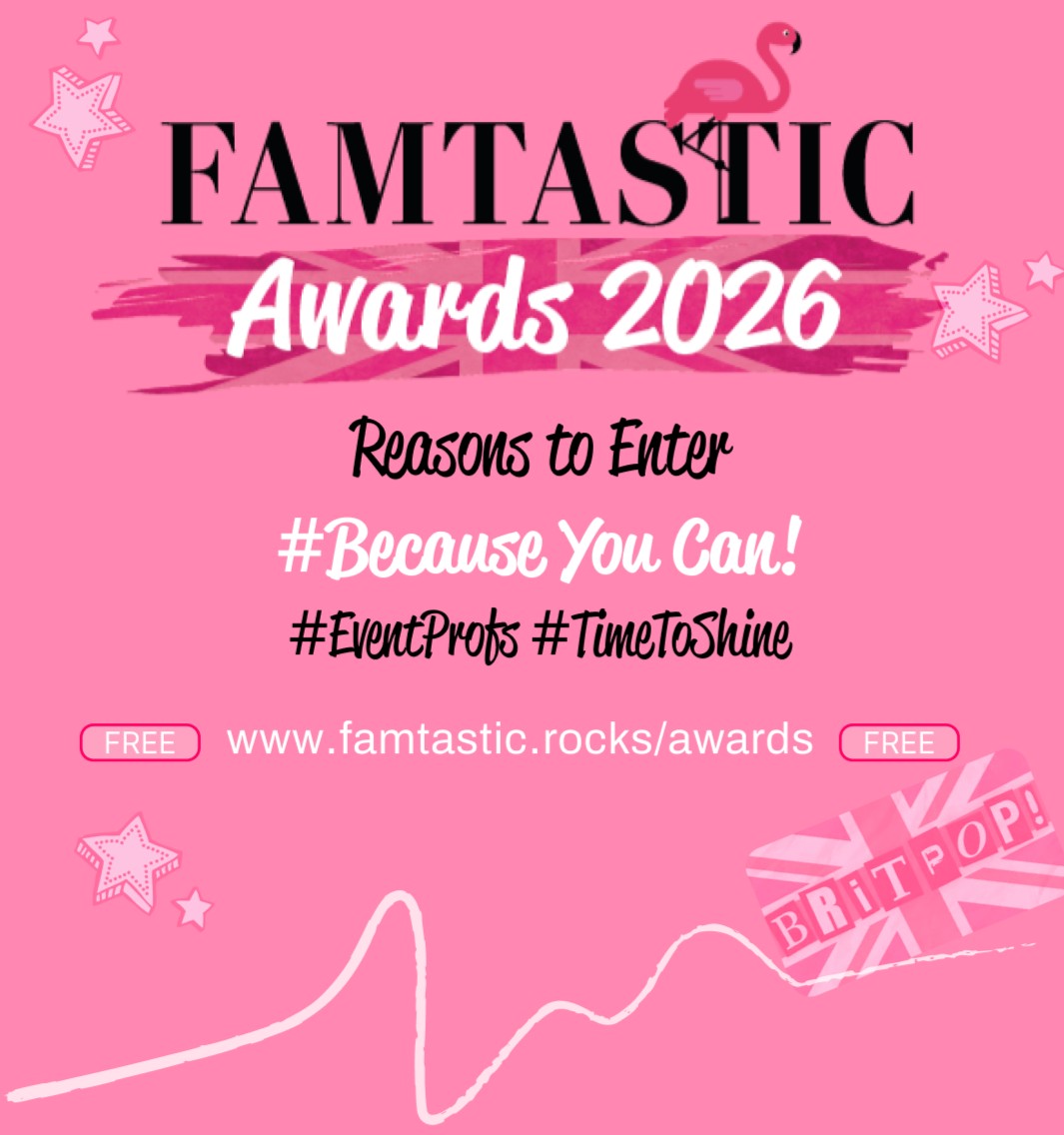 famtasticrocks's tweet image. Did we mention it's free to enter, so free marketing #eventprofs - sort your #FamtasticAwards entry out today!
famtastic.rocks/awards