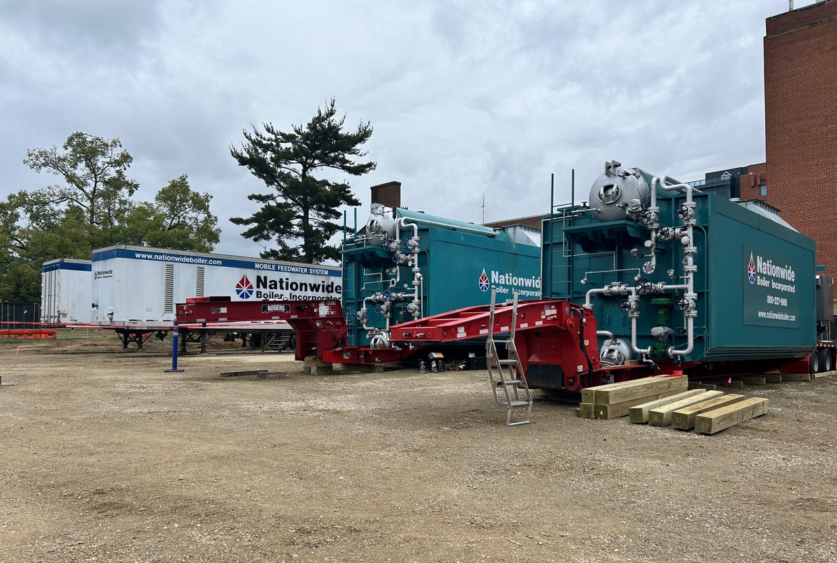 SteamNow's tweet photo. Seasonal production peaks can quickly stretch existing boiler capacity. Our mobile rental units are designed to meet tight schedules, space constraints, and critical demands when it matters most. Read more about #temporaryboilers in  our featured article: https://t.co/2OS8c4SDeJ https://t.co/CYbuN1KDzt
