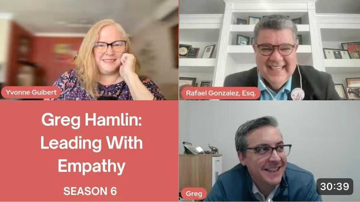 GonzalezRafael's tweet image. Join @YvonneGuibert and @RafaelGonzalezEsq's shenanigans on @Buzzsprout @Subsatck @Youtube in their latest interview on #Season6 #Episode3 of @DeconstructingCompPodcast with @GregHamlinCCP🎙️🎧 🎬