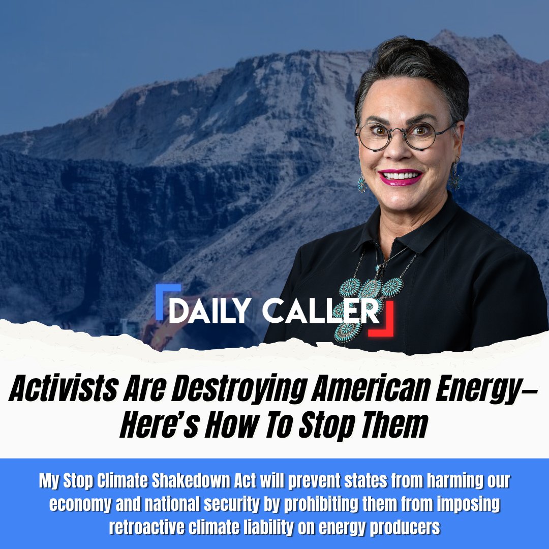 States are using "climate superfunds" to punish energy companies for lawful activity and American consumers are footing the bill. I've introduced the Stop Climate Shakedown Act to put it to an end.