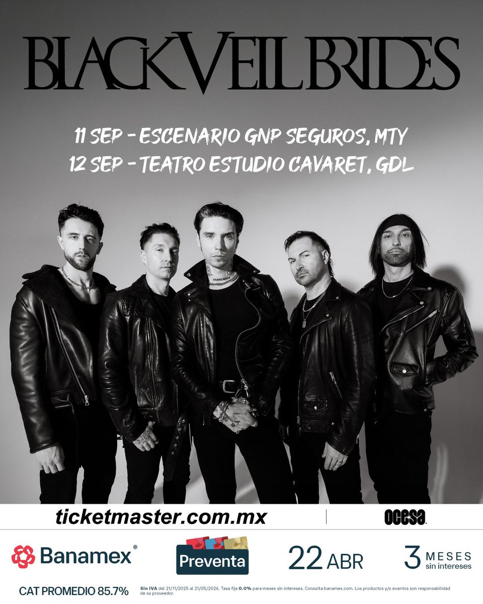 heavenandhellMx's tweet photo. Esto se suma a la presentación que tendrán el 13 de septiembre en el primer Vans Warped Tour en la Ciudad de México.
​Y no solo eso, esta visita viene acompañada del lanzamiento de su próximo álbum de estudio, Vindicate, disponible a partir del 8 de mayo. https://t.co/oVSEwibNXR