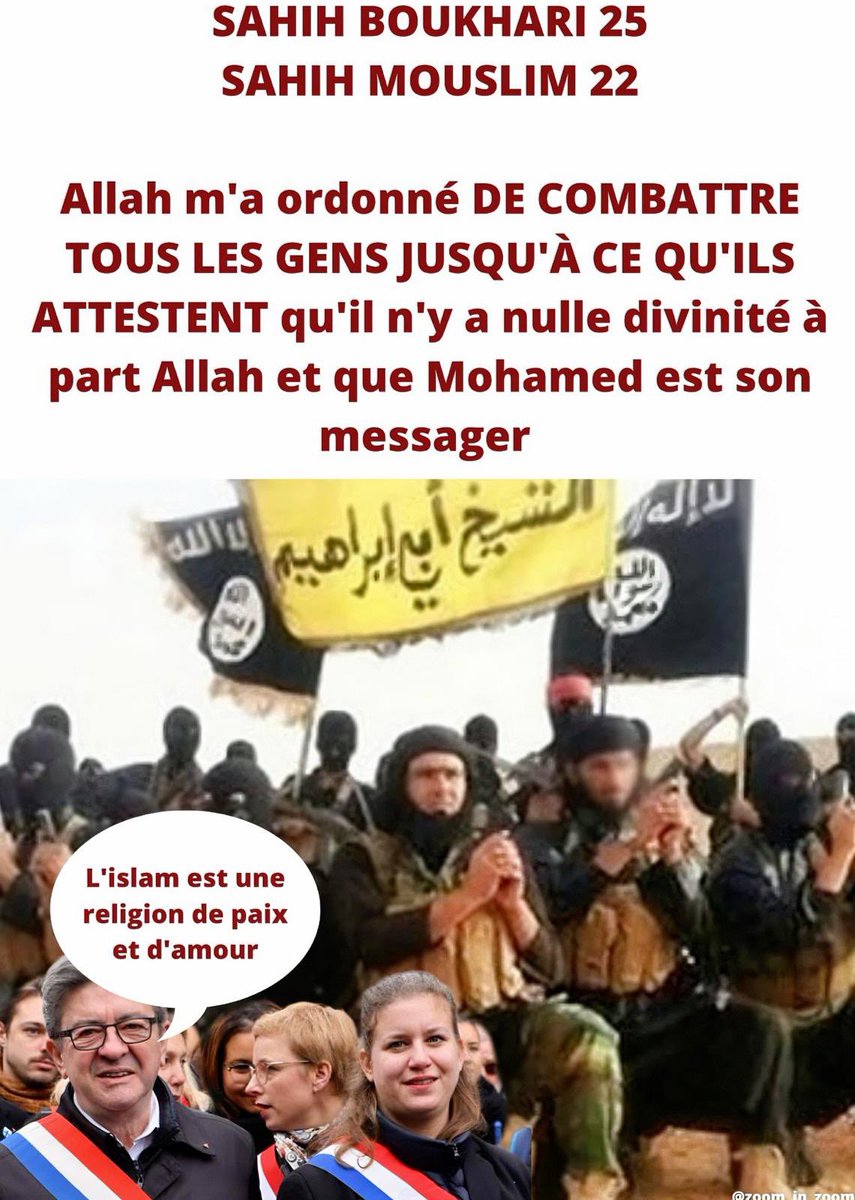 LokiThor92's tweet photo. @Islamsahih63581 @viviapostat @mntt_76 Daesh n’est que le reflet de l’islam dans sa dimension politique https://t.co/Gq4RCgXMae