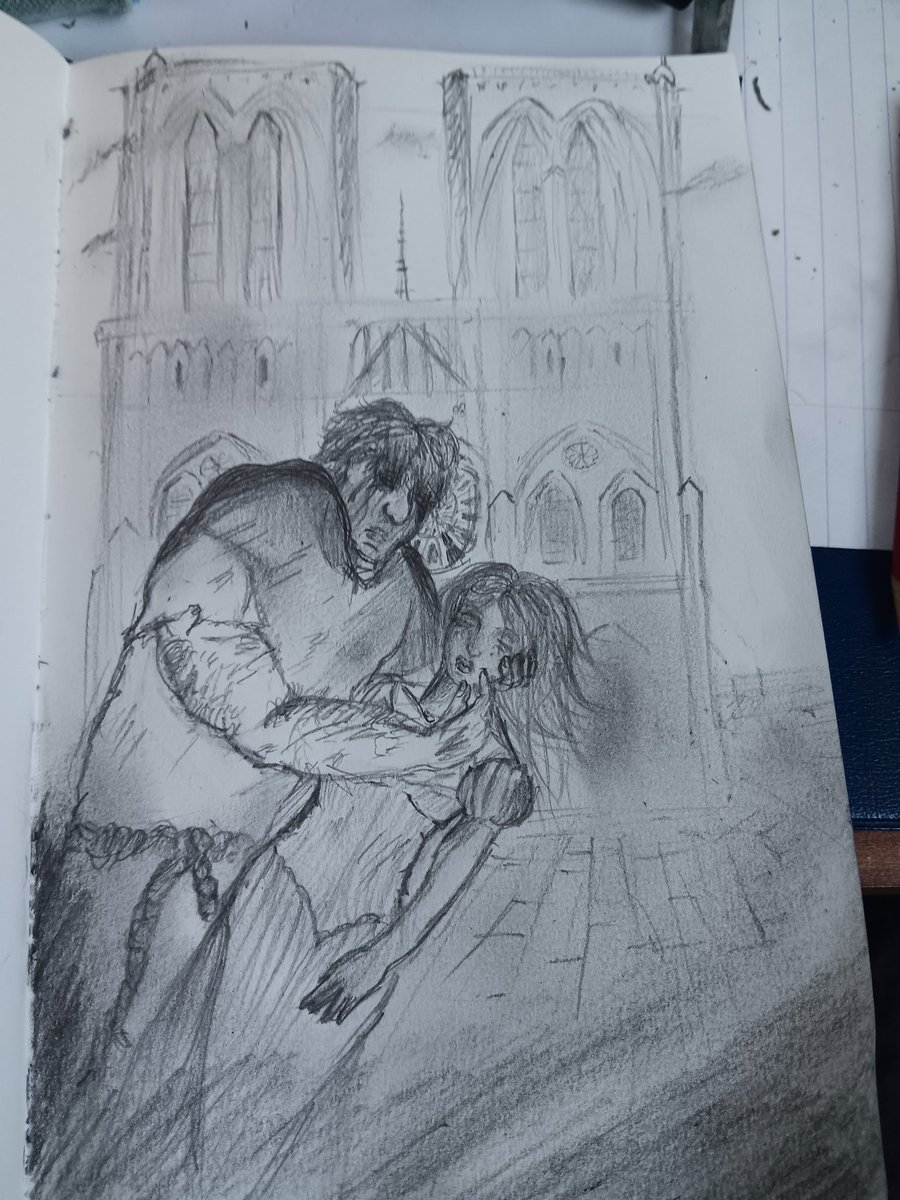 SeclusioArt's tweet photo. Mort d'Esmeralda 
#NotreDameDeParis #VictorHugo #art #artistefrançais #draw #drawing #Quasimodo #esmeralda #croquis https://t.co/xHzwTlj9vL