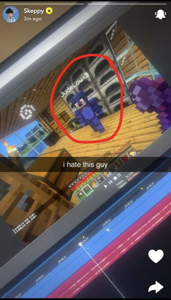 SkepppyUpdates's tweet photo. Another skeppy Snap! 
Hint at a new video maybe? https://t.co/ZZqopLWgbe