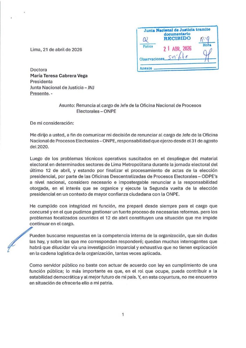 Política El Comercio tweet media