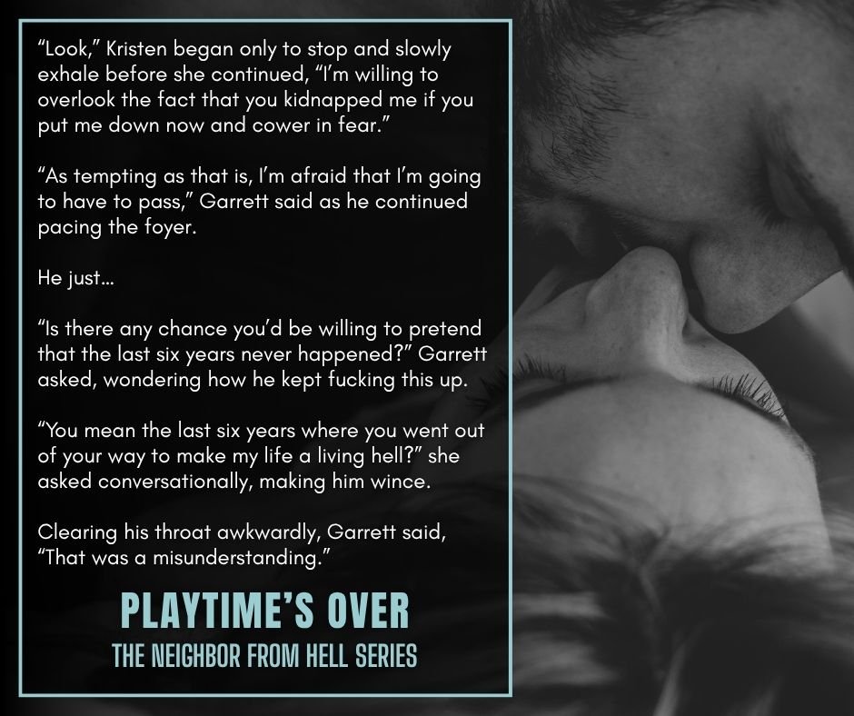sweetsbooks's tweet photo. GIVEAWAY! Enter to win a signed copy of Playtime’s Over, a Bradford Constructions tee-shirt and a $50 Amazon gift card! Playtime’s Over by R.L. Mathewson #NeighborfromHellSeries https://t.co/sadzVODTPC https://t.co/pOxcIWOzkI