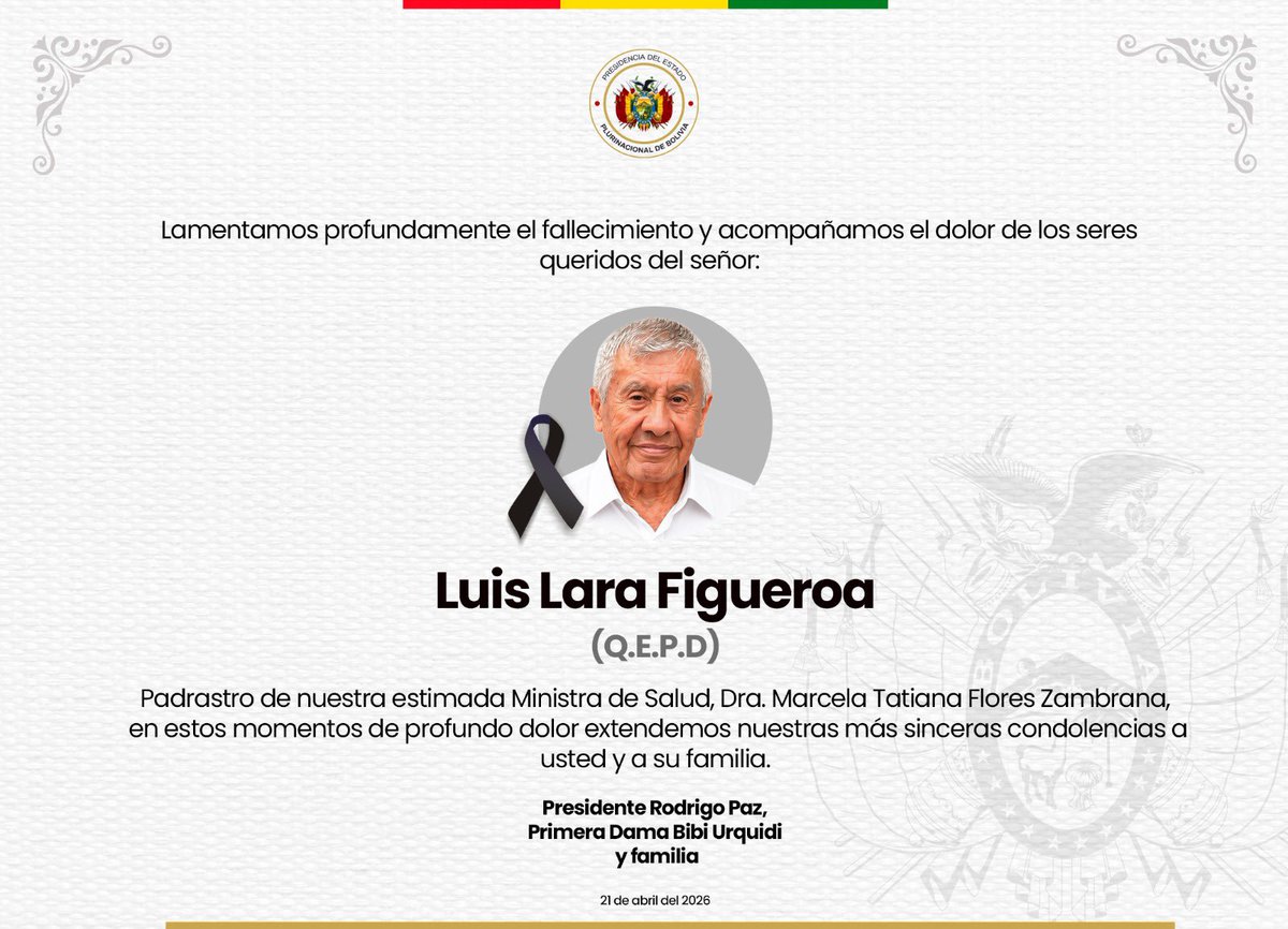 Rodrigo Paz Pereira tweet media