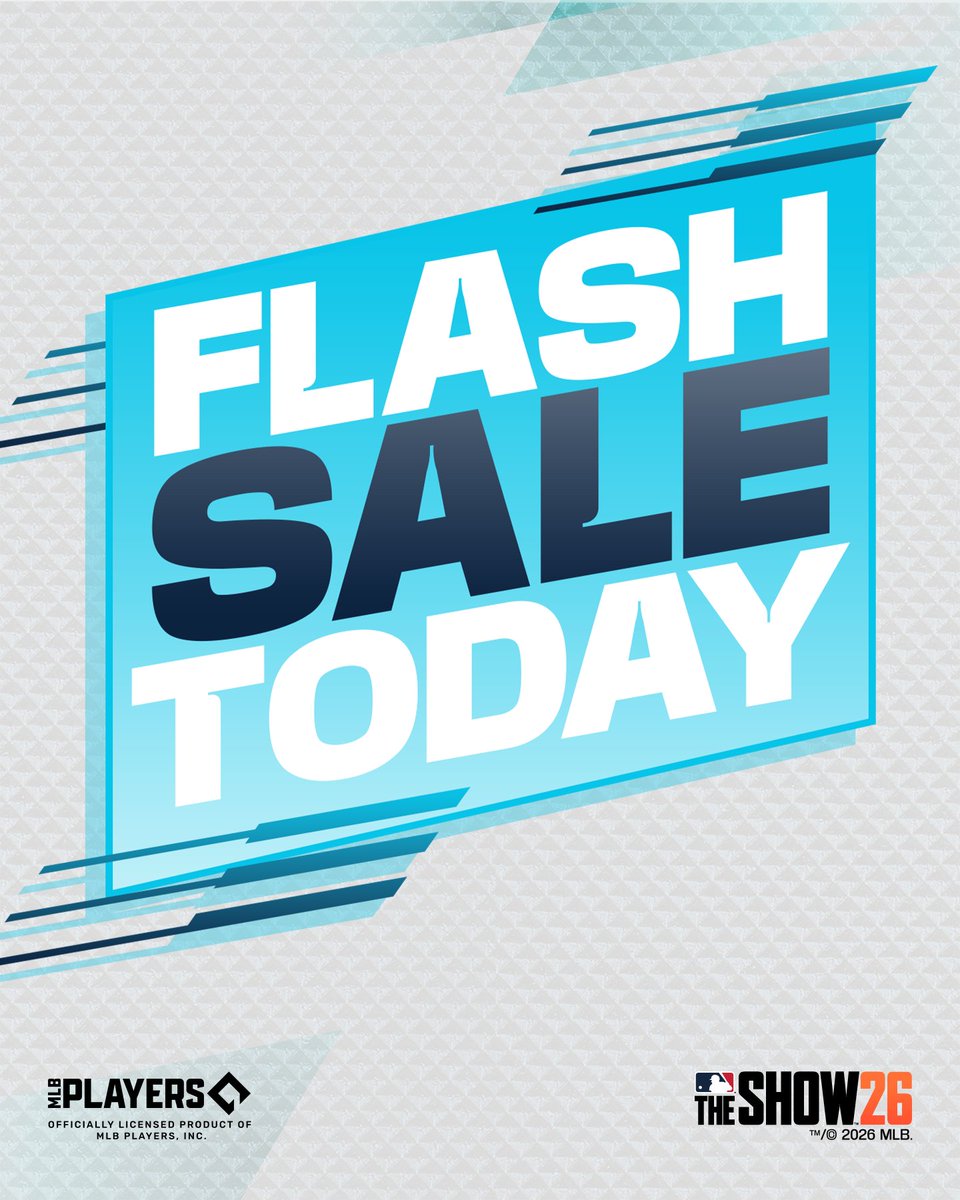 MLBTheShow's tweet image. Flash Sale today! 🏷️

Keep an eye on the Show Shop around 12:30 PM PT. 👀