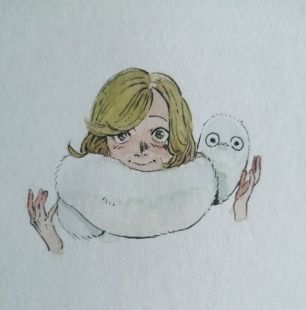 little Big brushbug sketches with watercolour :) #witchhatatelier #Δ帽子