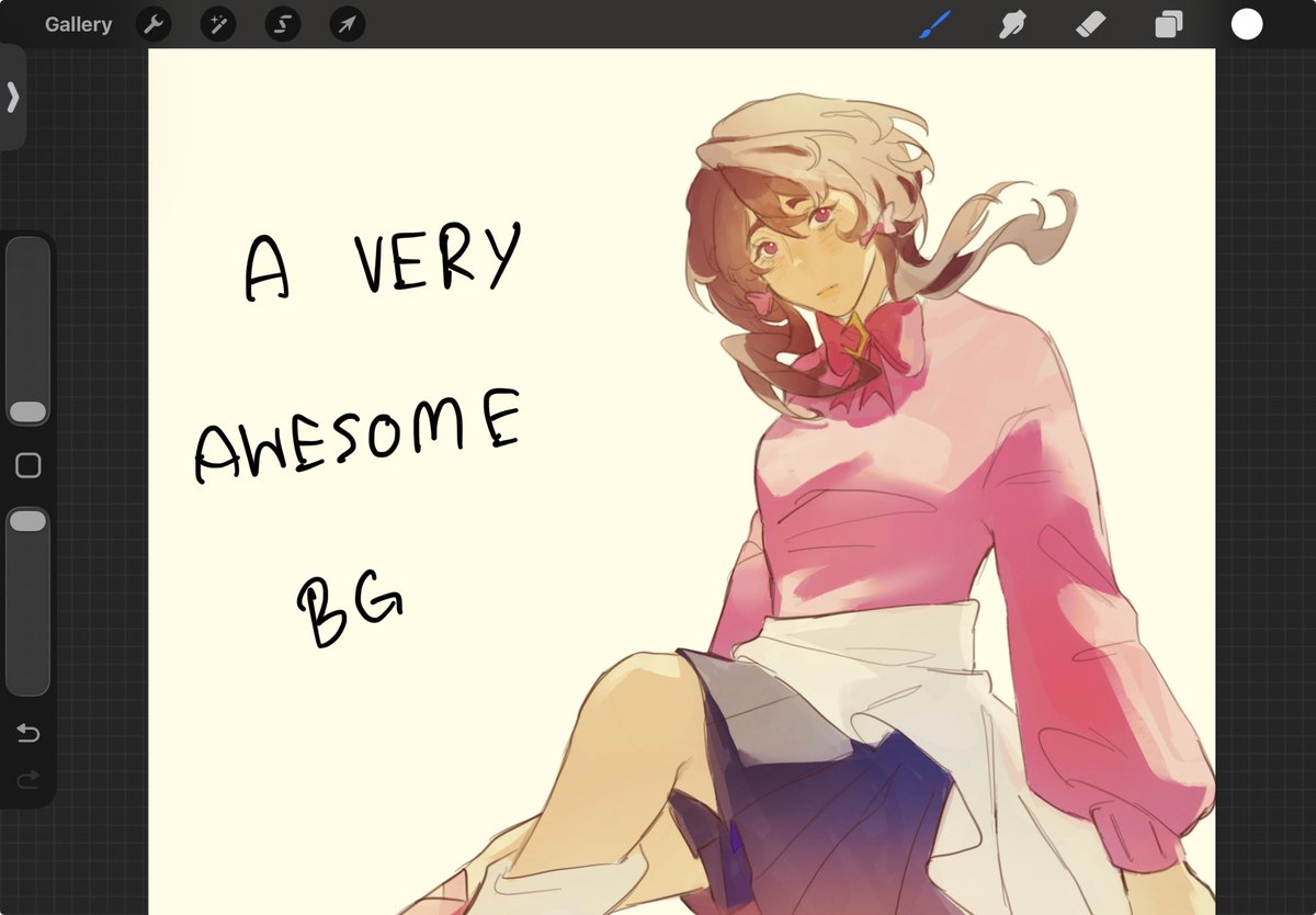 myangelathena's tweet image. WIP can someone give me ideas for bg #help
